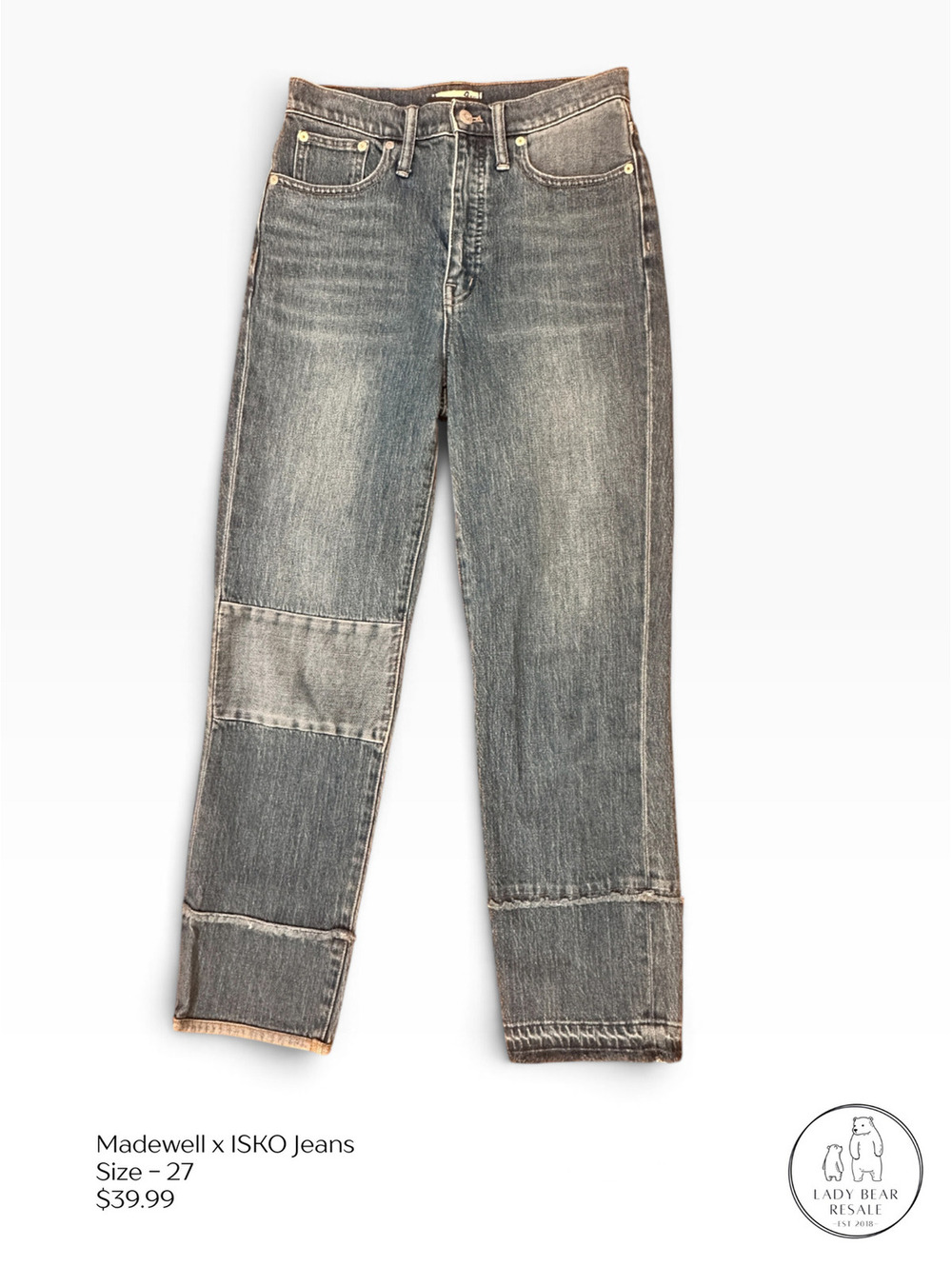 Madewell x ISKO Jeans - Size 27